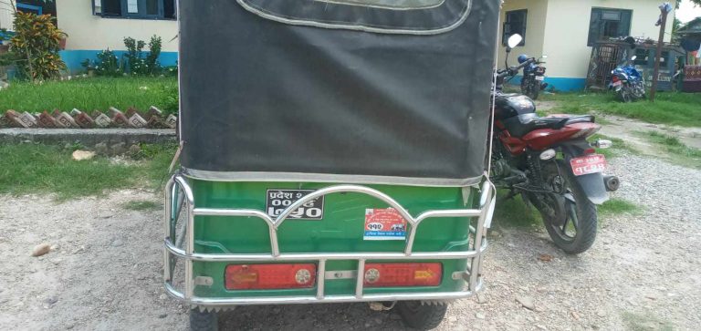 ट्रेस ईन्टर प्राईजेजको ठगैती,चन्द्रनिगाहपुरमा एकै नम्बरका २ ई रिक्सा बरामद