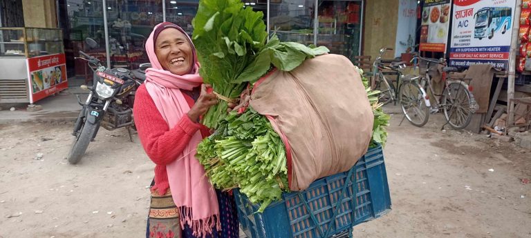 साग बेचेरै मासिक ५० हजार भन्दा धेरै बचत