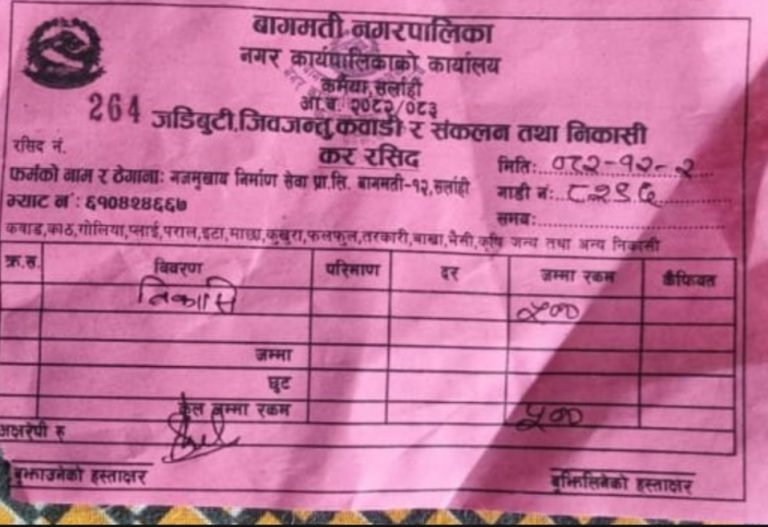 कर्मैयामा करको खेल : नदेखेझैँ बागमती नगरपालिका