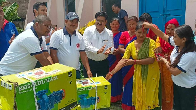 चन्द्रपुर नगरपालिकामा ४७ स्यालो टयूबेल जडान