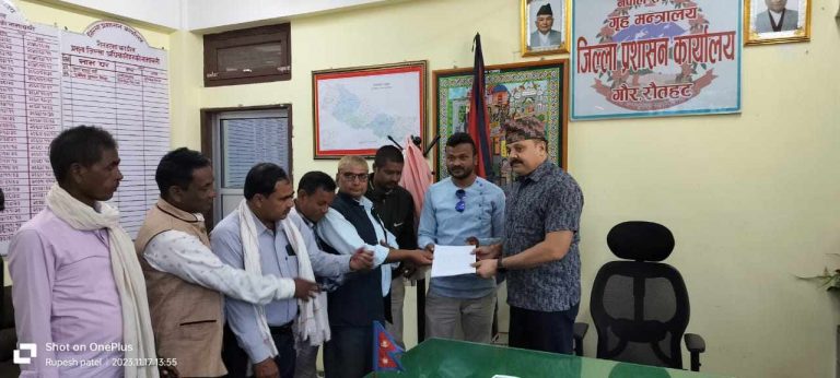 फतुवा विजयपुरका काँग्रेस बाहेकका पार्टीले सिडियोलाई बुझाए ज्ञापनपत्र