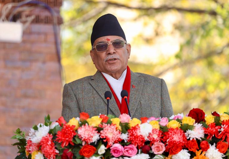 प्रधानमन्त्री प्रचण्डले आज राष्ट्रको नाममा सम्बोधन गर्दै