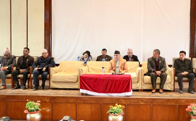 राष्ट्रपति पौडेलसंग किन रिसाए ओली