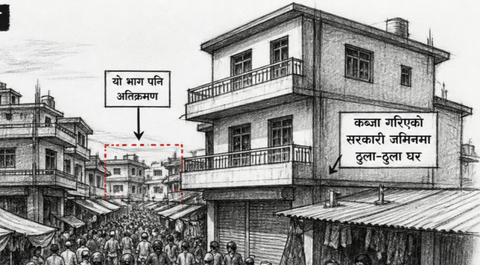 चन्द्रपुरमा सार्वजनिक जमिन कब्जा हटाउन युवाको डिजिटल दबाब