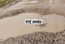 खाल्डाखुल्डीले थिलथिलो डुमरिया–लवतना सडक : भारतीय सीमासम्मको यात्रा जोखिमपूर्ण